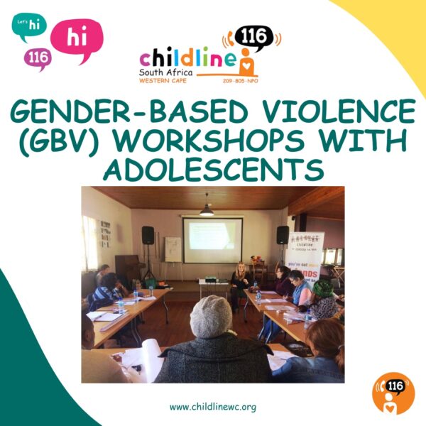 Gender-based violence (GBV) workshops with adolescents